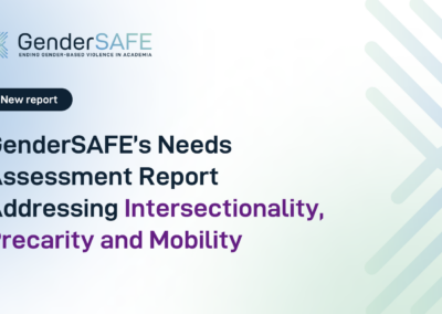 GenderSAFE’s Needs Assessment Report Addressing Intersectionality, Precarity and Mobility