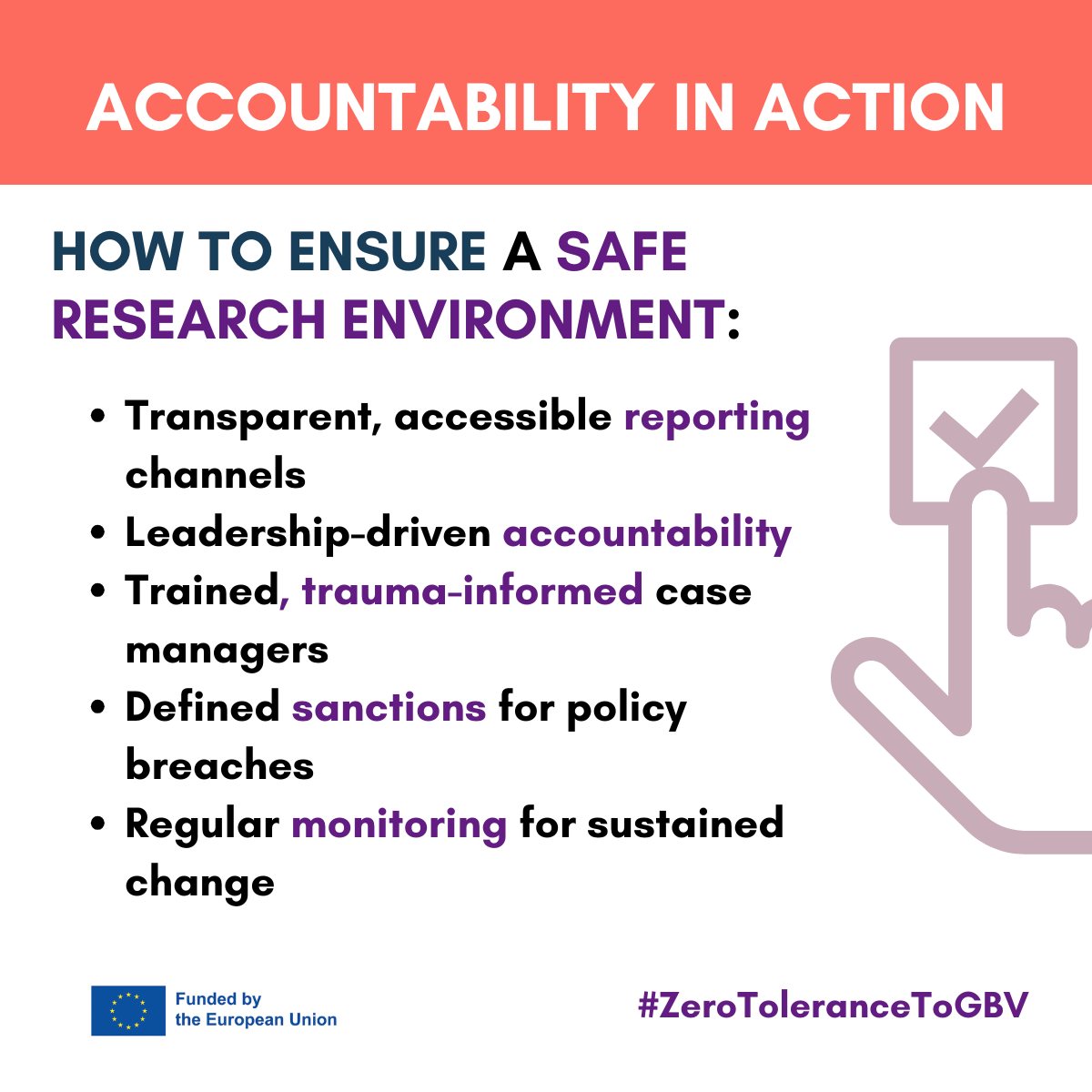 Accountability in Action: Ensuring a Safe, Respectful Research Environment
