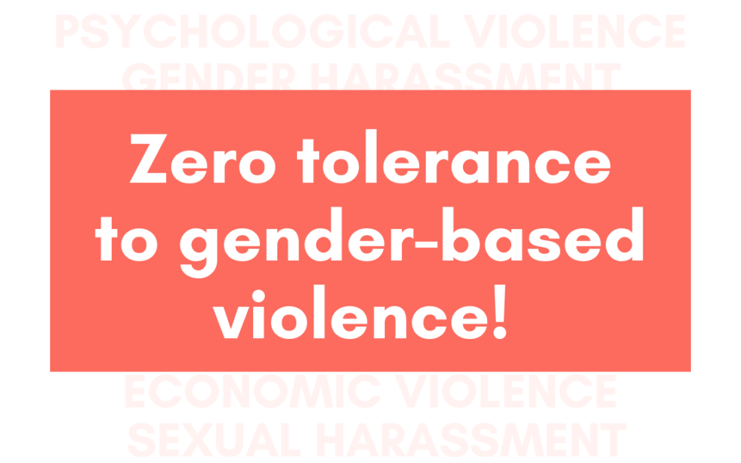 Zero-tolerance to gender-based violence