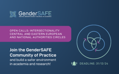 Open Call: Apply to join the GenderSAFE CoP’s National Authorities Circle!