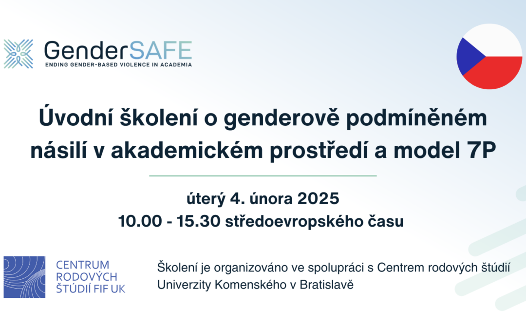 Addressing gender-based violence in academia using the 7P framework [in Czech]