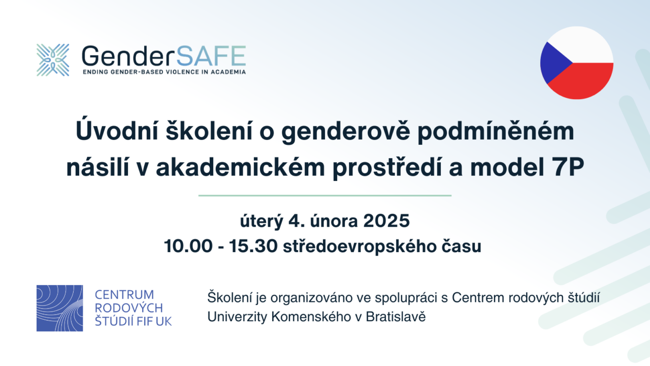 Addressing gender-based violence in academia using the 7P framework [in ...