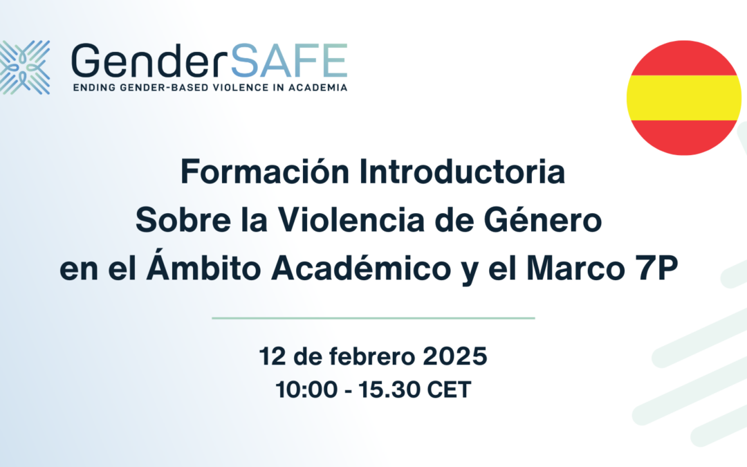 Introductory training on gender-based violence in academia and the 7P framework [in Spanish]