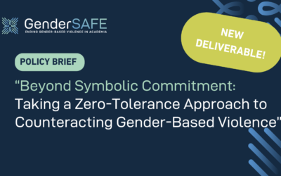 Policy Brief – Beyond Symbolic Commitment: Taking a Zero-Tolerance Approach to Counteracting Gender-Based Violence