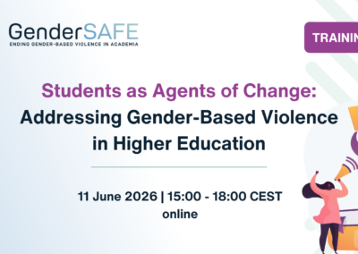 Students as Agents of Change: Addressing Gender-Based Violence in Higher Education