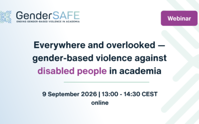 Everywhere and overlooked — gender-based violence against disabled people in academia