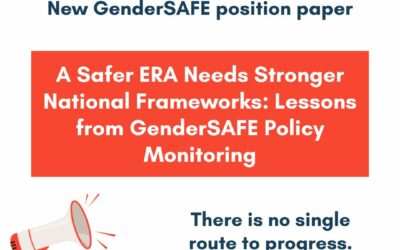 New GenderSAFE Position Paper